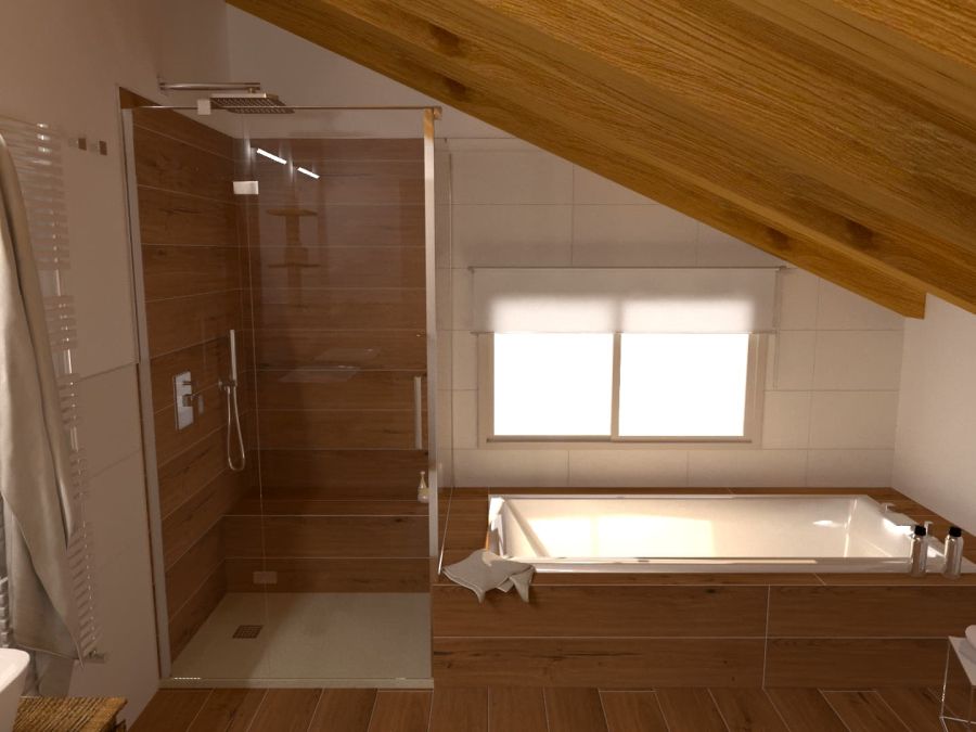 236_ Bagno sottotetto